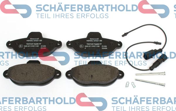 Schferbarthold 315 06 184 01 11 - Brake Pad Set, disc brake www.autospares.lv