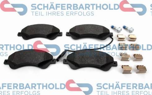 Schferbarthold 315 06 181 01 11 - Bremžu uzliku kompl., Disku bremzes www.autospares.lv