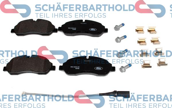 Schferbarthold 315 06 256 01 11 - Bremžu uzliku kompl., Disku bremzes autospares.lv