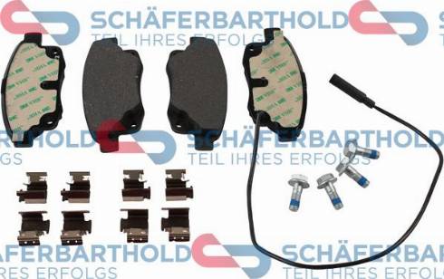 Schferbarthold 315 06 264 01 11 - Bremžu uzliku kompl., Disku bremzes www.autospares.lv