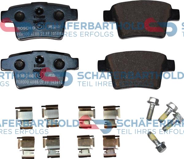 Schferbarthold 315 06 210 01 11 - Brake Pad Set, disc brake www.autospares.lv