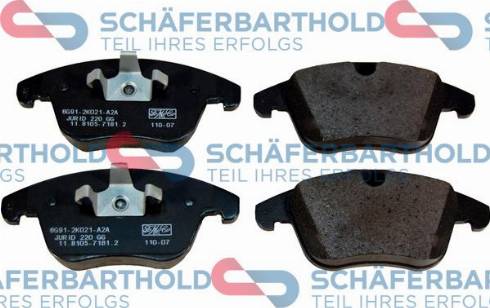 Schferbarthold 315 06 289 01 11 - Brake Pad Set, disc brake www.autospares.lv