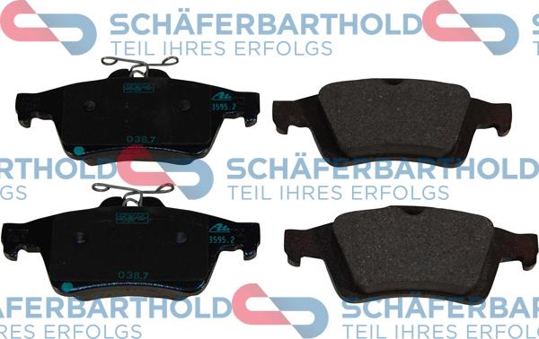 Schferbarthold 315 06 286 01 11 - Тормозные колодки, дисковые, комплект www.autospares.lv