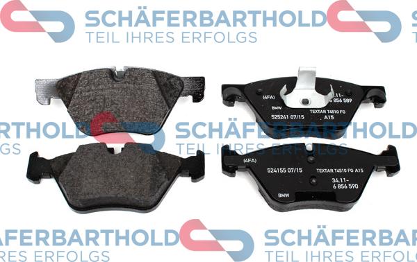 Schferbarthold 315 02 146 01 11 - Bremžu uzliku kompl., Disku bremzes autospares.lv