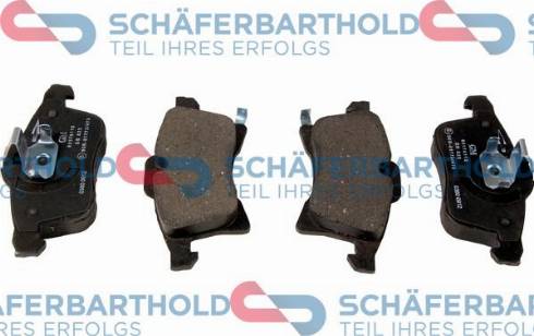 Schferbarthold 315 16 172 01 11 - Тормозные колодки, дисковые, комплект www.autospares.lv