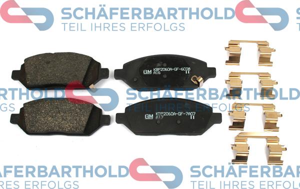 Schferbarthold 315 16 291 01 11 - Тормозные колодки, дисковые, комплект www.autospares.lv