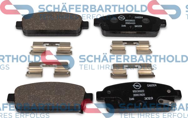 Schferbarthold 315 16 264 01 11 - Brake Pad Set, disc brake www.autospares.lv