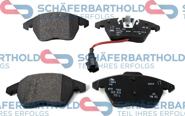 Schferbarthold 315 18 126 01 11 - Bremžu uzliku kompl., Disku bremzes autospares.lv