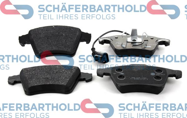 Schferbarthold 315 18 259 01 11 - Bremžu uzliku kompl., Disku bremzes www.autospares.lv