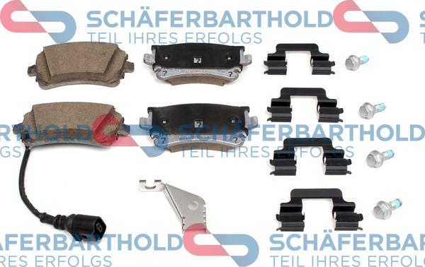 Schferbarthold 315 18 257 01 11 - Тормозные колодки, дисковые, комплект www.autospares.lv