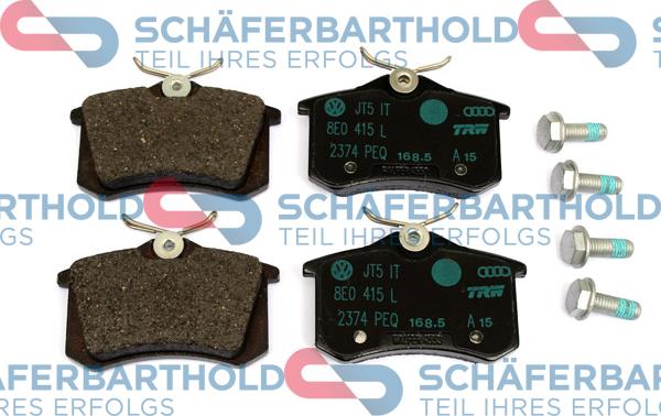 Schferbarthold 315 18 230 01 11 - Тормозные колодки, дисковые, комплект www.autospares.lv