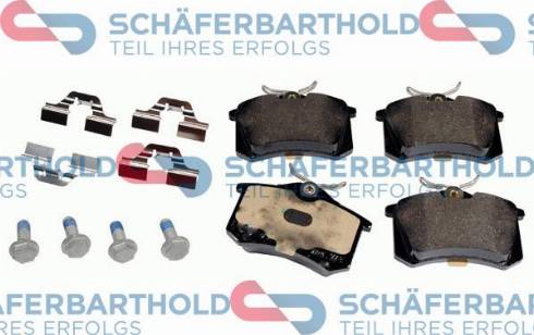 Schferbarthold 315 18 278 01 11 - Тормозные колодки, дисковые, комплект www.autospares.lv