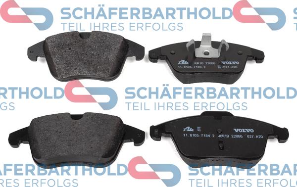 Schferbarthold 315 38 100 01 11 - Brake Pad Set, disc brake www.autospares.lv