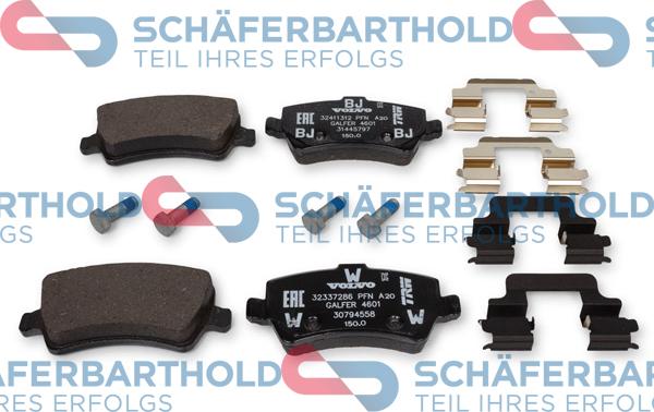 Schferbarthold 315 38 128 01 11 - Bremžu uzliku kompl., Disku bremzes autospares.lv