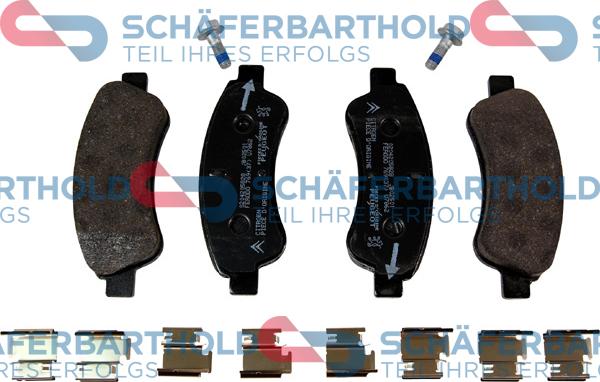 Schferbarthold 315 26 242 01 11 - Тормозные колодки, дисковые, комплект www.autospares.lv