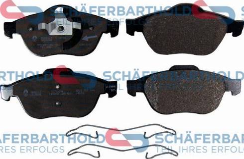 Schferbarthold 315 28 246 01 11 - Тормозные колодки, дисковые, комплект www.autospares.lv