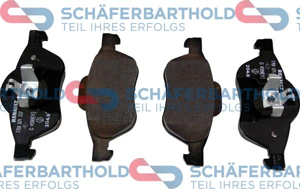 Schferbarthold 315 28 279 01 11 - Тормозные колодки, дисковые, комплект www.autospares.lv