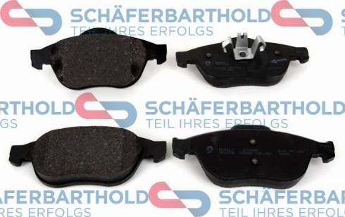 Schferbarthold 315 28 278 01 11 - Тормозные колодки, дисковые, комплект www.autospares.lv