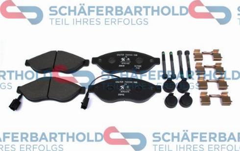 Schferbarthold 315 27 005 01 11 - Bremžu uzliku kompl., Disku bremzes autospares.lv