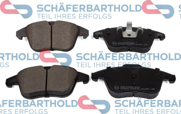 Schferbarthold 315 27 089 01 11 - Тормозные колодки, дисковые, комплект www.autospares.lv