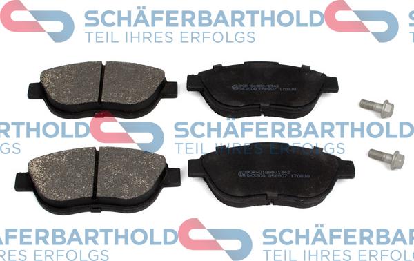 Schferbarthold 315 27 029 01 11 - Тормозные колодки, дисковые, комплект www.autospares.lv