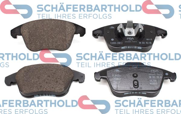 Schferbarthold 315 27 137 01 11 - Bremžu uzliku kompl., Disku bremzes www.autospares.lv