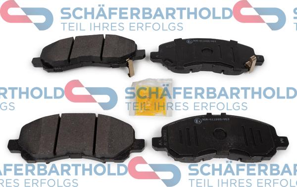 Schferbarthold 315 27 124 01 11 - Bremžu uzliku kompl., Disku bremzes autospares.lv