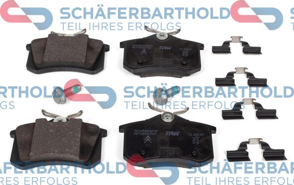 Schferbarthold 315 27 125 01 11 - Bremžu uzliku kompl., Disku bremzes autospares.lv