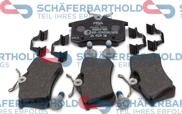 Schferbarthold 315 27 171 01 11 - Тормозные колодки, дисковые, комплект www.autospares.lv