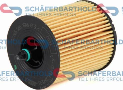 Schferbarthold 310 16 654 01 21 - Eļļas filtrs autospares.lv