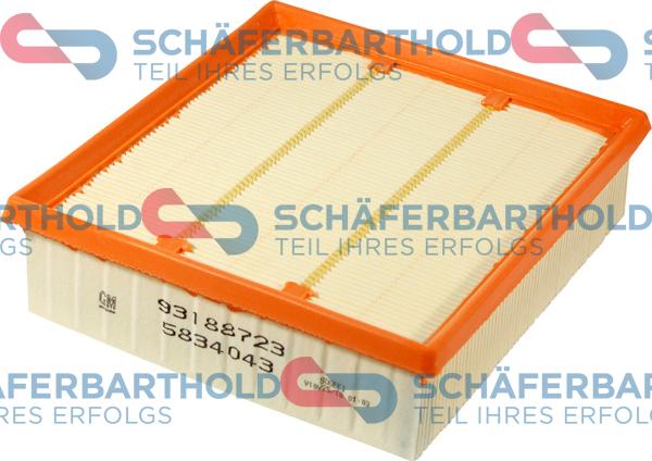 Schferbarthold 310 16 665 01 11 - Gaisa filtrs autospares.lv