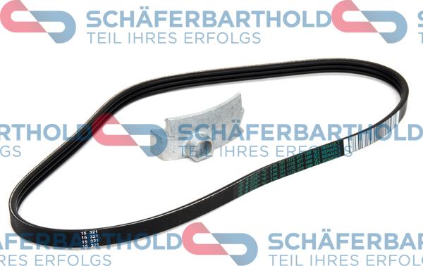 Schferbarthold 310 28 503 01 11 - Ķīļrievu siksnu komplekts autospares.lv