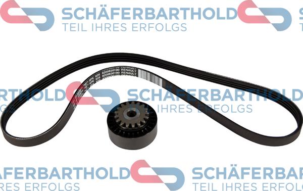 Schferbarthold 310 28 585 01 11 - Ķīļrievu siksnu komplekts autospares.lv