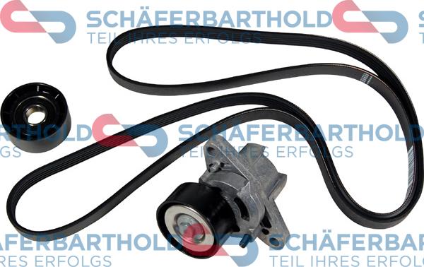 Schferbarthold 310 28 525 01 11 - Поликлиновый ременный комплект www.autospares.lv