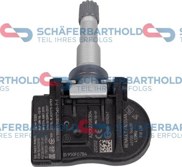 Schferbarthold 317 28 175 01 11 - Wheel Sensor, tyre pressure control system www.autospares.lv