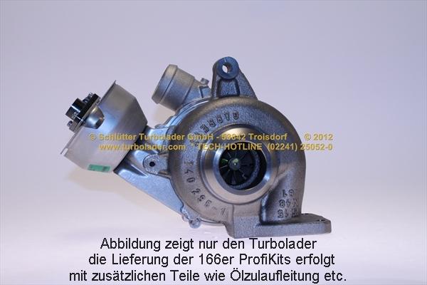 Schlütter Turbolader 166-09470 - Турбина, компрессор www.autospares.lv