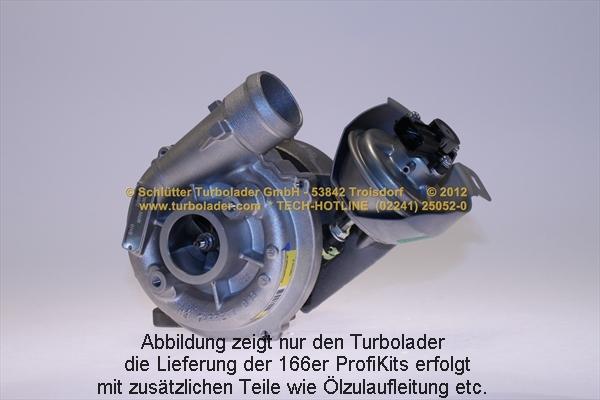 Schlütter Turbolader 166-09470 - Турбина, компрессор www.autospares.lv