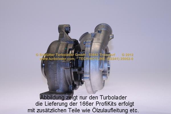 Schlütter Turbolader 166-09470 - Турбина, компрессор www.autospares.lv