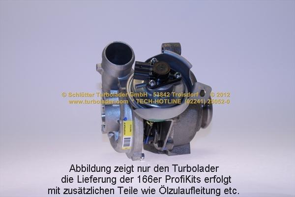 Schlütter Turbolader 166-09470 - Турбина, компрессор www.autospares.lv