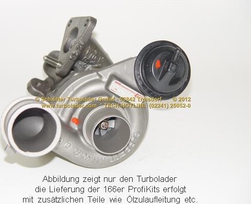 Schlütter Turbolader 166-09050 - Kompresors, Turbopūte www.autospares.lv