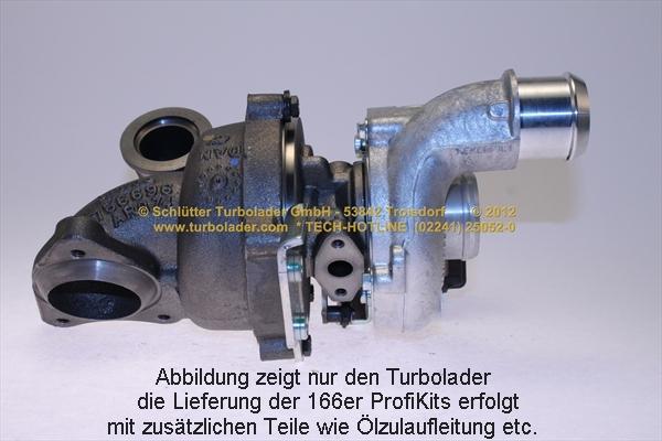 Schlütter Turbolader 166-09015 - Kompresors, Turbopūte www.autospares.lv