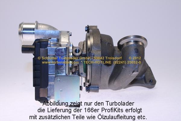 Schlütter Turbolader 166-09015 - Kompresors, Turbopūte www.autospares.lv