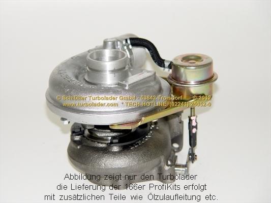 Schlütter Turbolader 166-09081 - Kompresors, Turbopūte autospares.lv