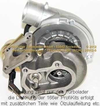 Schlütter Turbolader PRO-09081 - Kompresors, Turbopūte www.autospares.lv