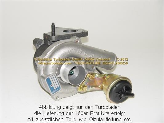 Schlütter Turbolader 166-09170 - Kompresors, Turbopūte autospares.lv