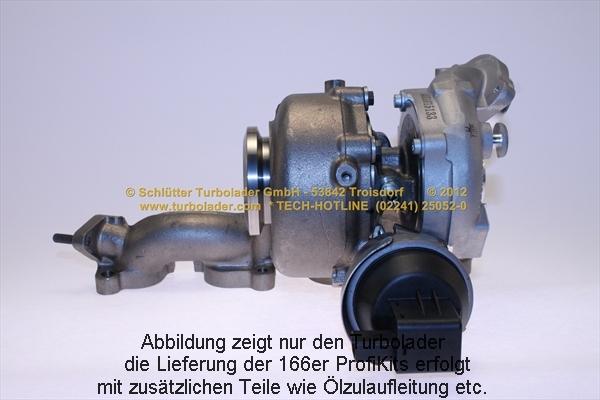 Schlütter Turbolader 166-09345 - Турбина, компрессор www.autospares.lv