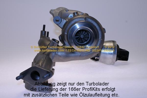 Schlütter Turbolader 166-09345 - Турбина, компрессор www.autospares.lv