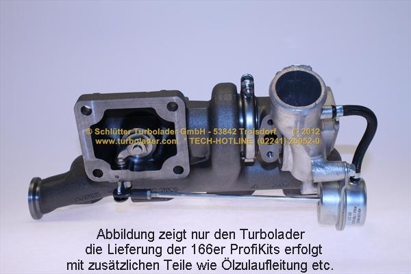 Schlütter Turbolader 166-09375 - Турбина, компрессор www.autospares.lv