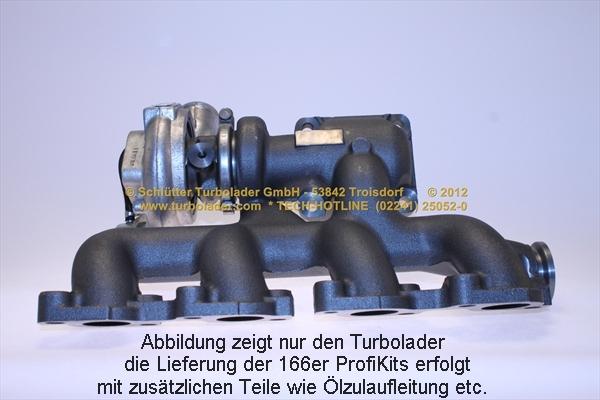 Schlütter Turbolader 166-09375 - Турбина, компрессор www.autospares.lv