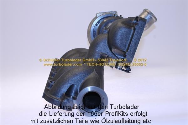 Schlütter Turbolader 166-09375 - Турбина, компрессор www.autospares.lv